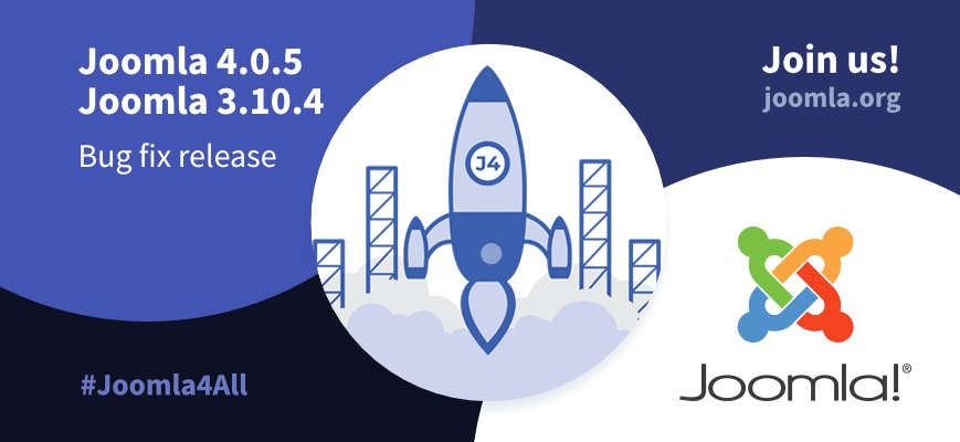 Joomla 4.0.5 and Joomla 3.10.4 release